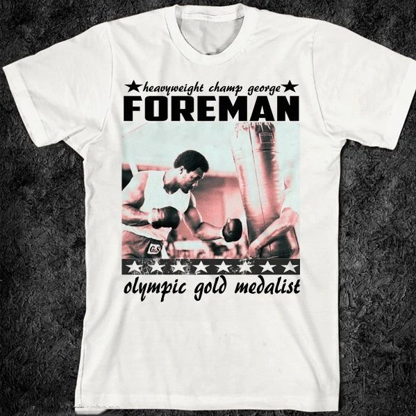 

boxing t shirt, Muhammad Ali, cassius clay, vs George foreman, vs joe frazier