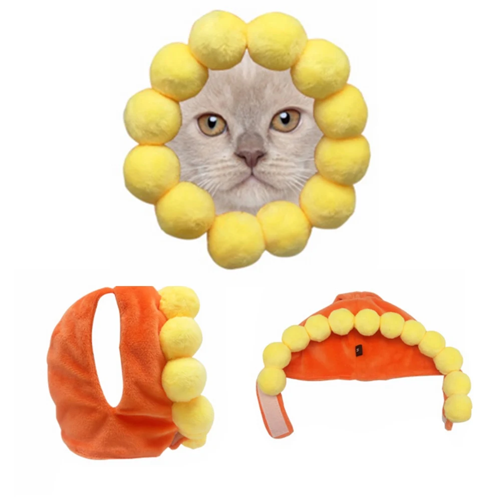 Шляпа для животных головные уборы косплей костюм украшения для Хэллоуина вечерние повязки на голову для домашних животных Собаки Кошки головные уборы милые животные формы - Color: 3