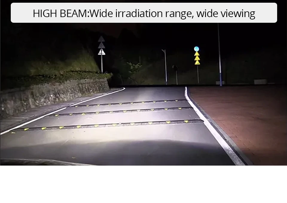 LED H4 Fanless LED H7 NO-Fan 4300K 6500K Car Headlight Hi-Lo Beam 50W 5000LM COB Chip H1 H3 H4 9005 HB4 H11 Auto ampoule 12V  (7)