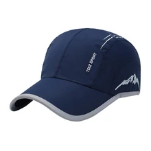 Кепки для пробежек, мужские бейсбольные кепки, солнцезащитные одноцветные Женские повседневные унисекс воздухопроницаемая Кепка для тенниса, путешествий, Gorra Mujer