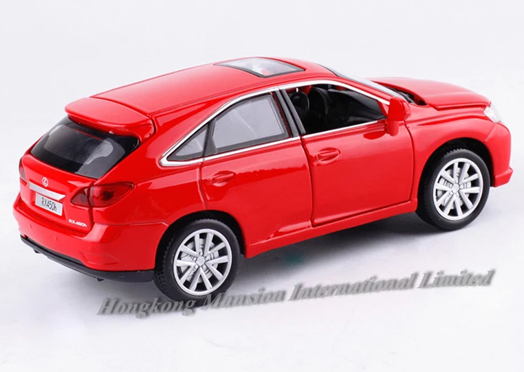 1:32 Масштаб Литой Сплав металла роскошная модель автомобиля SUV для Lexus RX450 коллекция внедорожная модель дорожного транспортного средства игрушки автомобиль