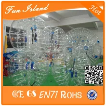 1,5 м надувной бумперз пузырь футбол, надувной шар-зорбинг, футбол Зорбы для продажи