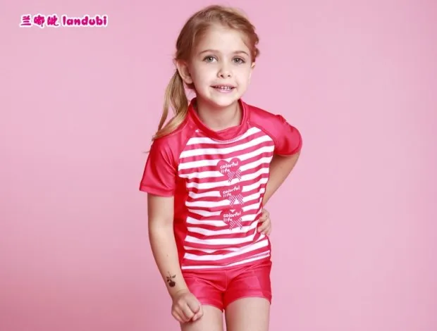 Good Quality Top Bikini 2016 Swimsuit One Piece Swimwear Girls Children Bathing Suit Kids Swimming Suit