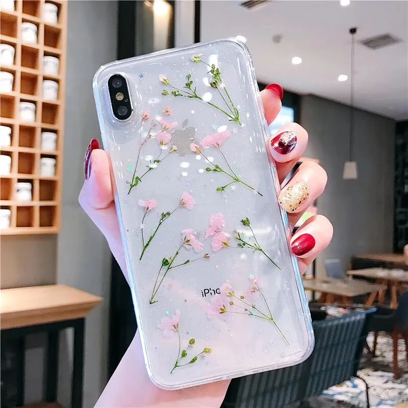 Прозрачный чехол ручной работы для iPhone 11 Pro Max X 7 8 Plus XS XR SE 2020 TPU задняя крышка