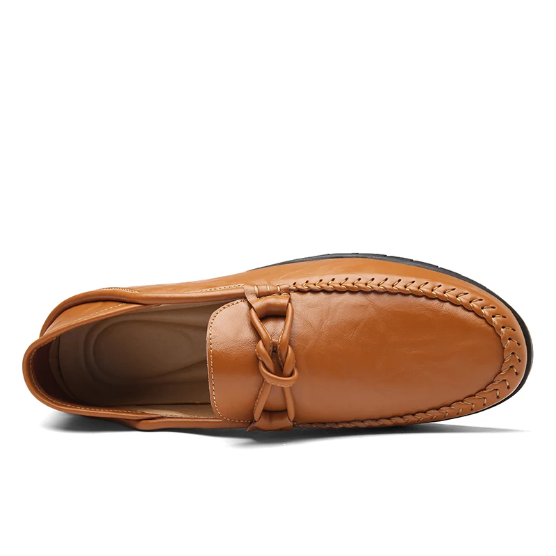 WeiDeng mocassin homme; лоферы из натуральной кожи; Sapato Masculino; мужская кожаная обувь; zapatillas hombre; Повседневная обувь для водителя