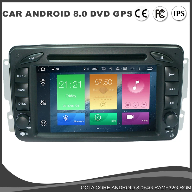 

Android98.0 Octa Core Car DVD GPS Player For Mercedes Benz W209 W203 W168 W163 ML/Viano/W639/Vito/Vaneo Navigation USB Radio BT