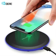 DCAE Qi Беспроводное зарядное устройство для samsung Galaxy S9 S8 Plus Note 8 9 модная зарядная док-станция зарядное устройство для iphone XS MAX XR 8 Plus