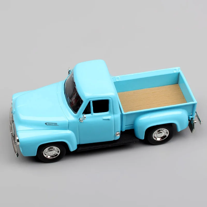 Детские 1/43 весы, старое 1953 Ford звукосниматели, F-100 Mercury M-Series, полноразмерные мини стильные металлические Литые модели, дешевые автомобили, фургон для детей