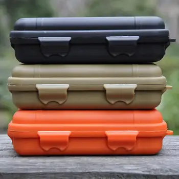 

Outdoor Shockproof Waterproof Airtight Survival Storage Case Container Carry Box Travel Sealed Containers For Storage Match