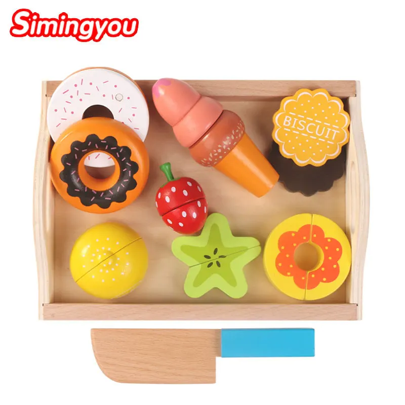 

Simingyou Puzzle Wooden Fruit and vegetable sliced music For Children Educational Learning For Fun DropShipping