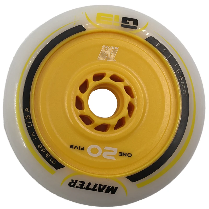 المهنية سرعة أحذية تزلج عجلات زلاجات دوارة مضمنة التزلج عجلات 125 مللي متر البالغين النساء/الرجال كبيرة جولة كعكة