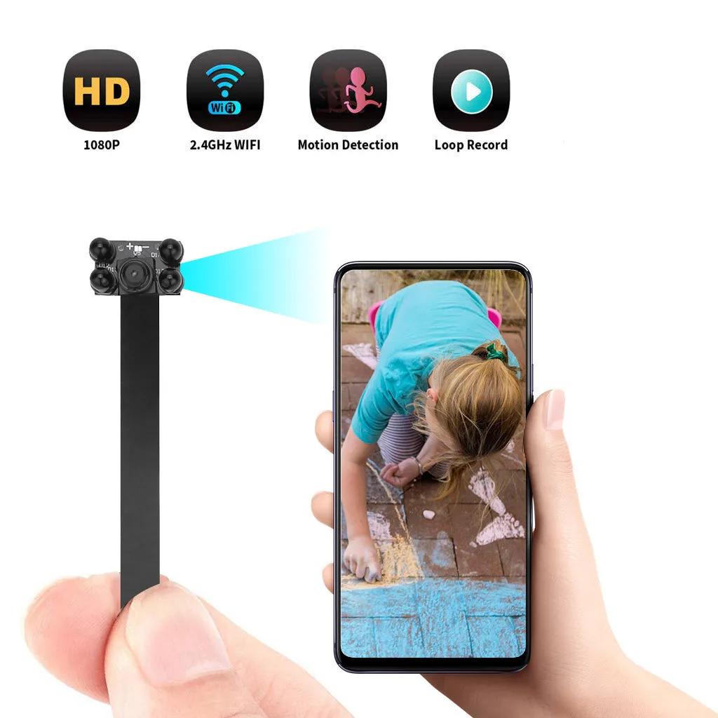 

Mini WIFI 1080P HD Security IP Camera Wireless DIY Module DV DVR NVR Nanny Micro Cam Home Security Z527