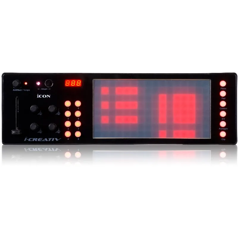 

ICON iCreativ USB MIDI Audio Controller with touch screen and AirLight 3D effector Piano mode drum mode X/Y Pad mode fader mode