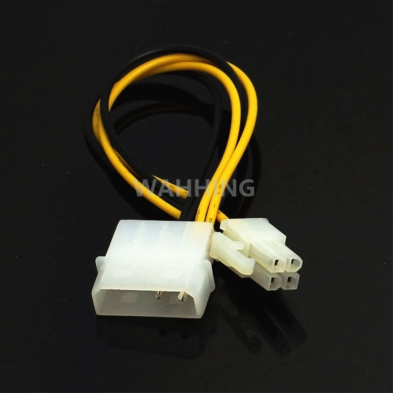 P3 to P4 ATX 4 Pin Power Connector to Molex Cable Adapter Computer