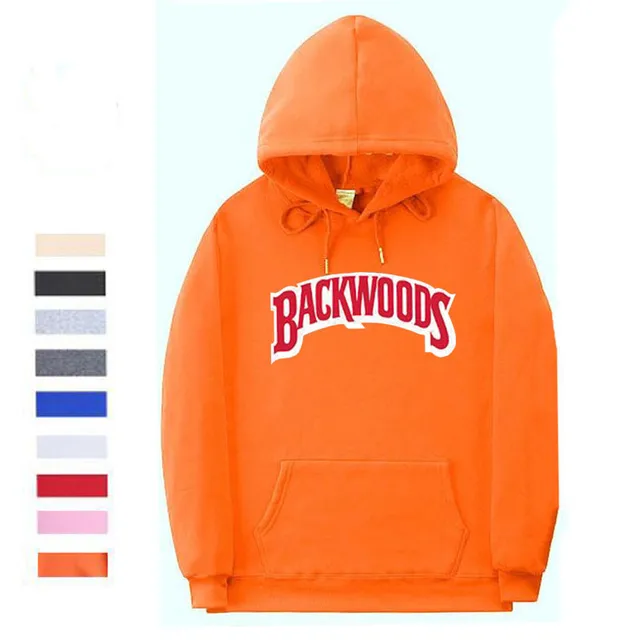 The screw thread cuff Hoodies Streetwear Backwoods Hoodie Sweatshirt