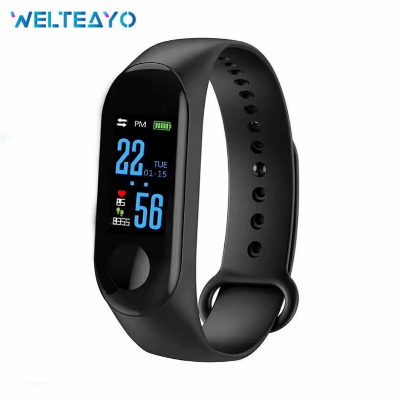 

Smart Band Waterproof Fitness Tracker Smartband Bracelet Blood Pressure Heart Rate Step Oxygen Monitor Health Casre Wirstband