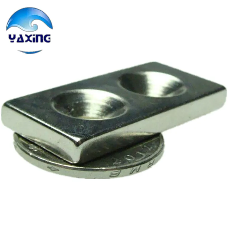 Buy 5pcs cube with hole 40x20x5 5mm hole Block