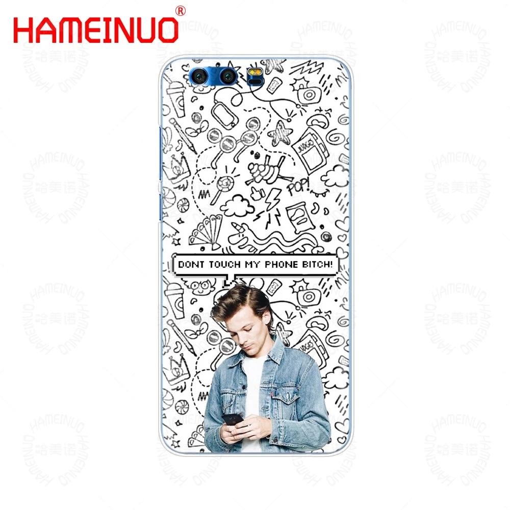 One Direction 1d Louis Tomlinson Cover phone Case for Huawei Honor 10 V10 4A 5A 6A 7A 6C 6X 7X 8 9 NOVA 2 2S PLUS LITE