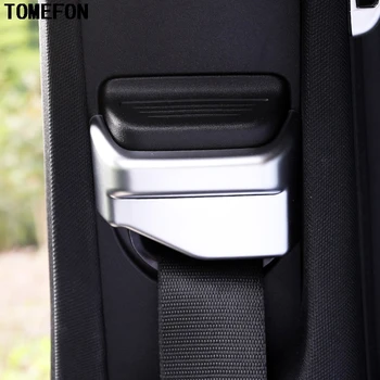 

TOMEFON 2pcs Matte ABS Seat Belt Buckled Decor Trim For Mercedes Benz GLC X253 2015-2017 S-Class C-Class W205 2014-2017