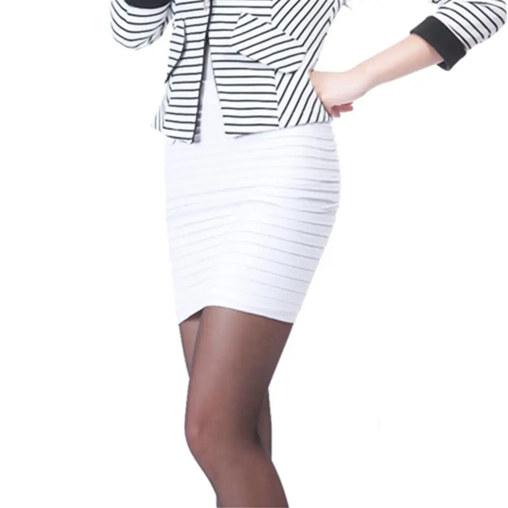 

2019 Summer Women Fashion Slim Solid Color Women's Skirt Female High Waist A Word Skirt One Step Skirt