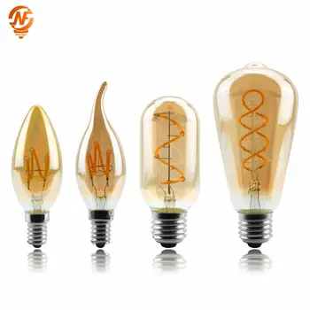 

Vintage Edison Bulb E27 E14 220V Retro Lamp 4W Ampoule Vintage Light Bulb Edison Lamp Led Filament Light Edison Bulb
