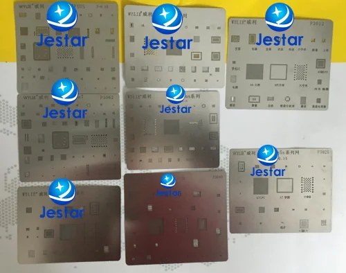 

9pcs/lot BGA reballing Solder template stencil BGA IC Chipset for iphone 5 5s 6 6-plus 6S 6sp 7 7p 8-8P