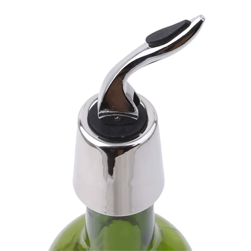Stainless Steel Vacuum Sealed Red Wine Storage Bottle Stopper