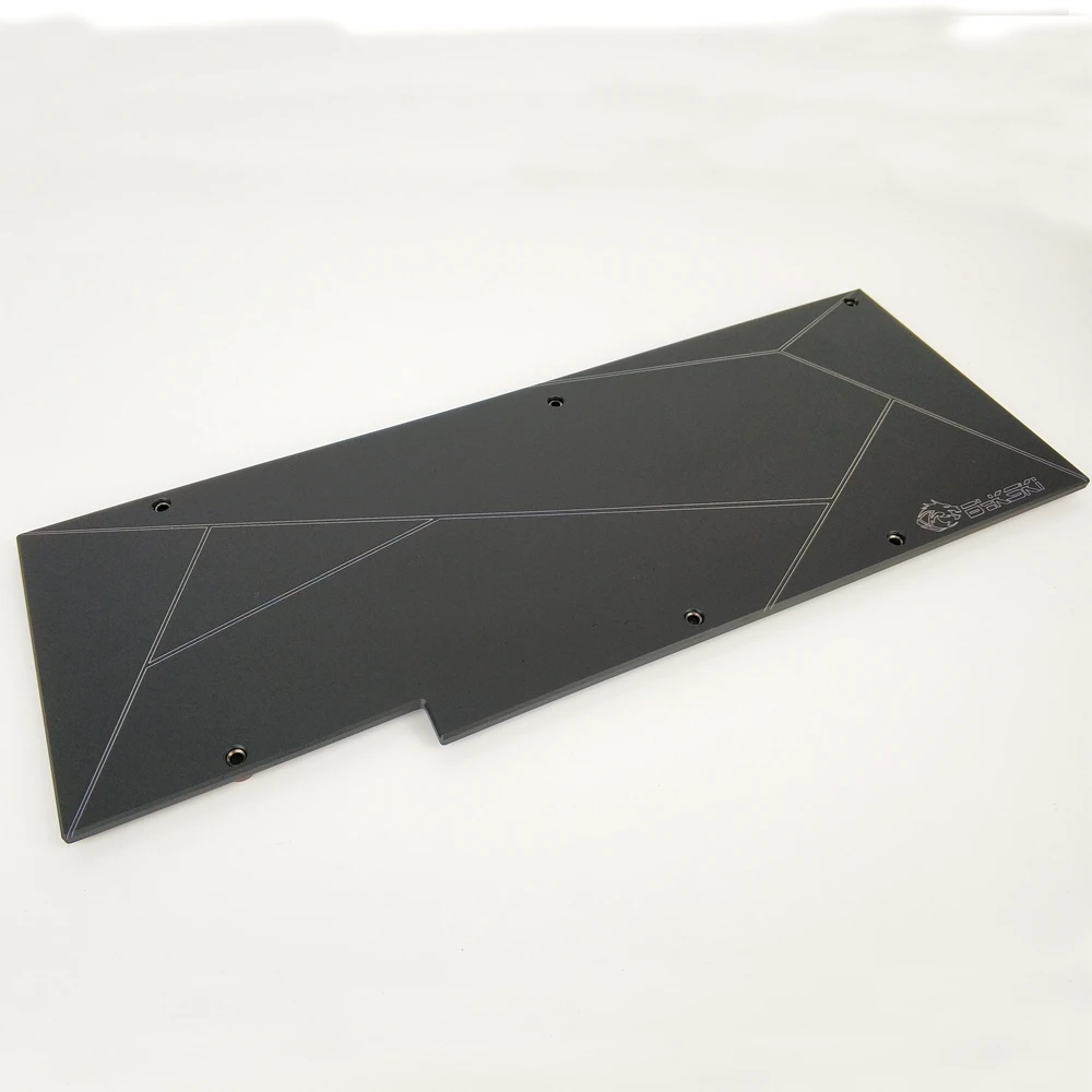 Металлическая Задняя панель Bykski для NVIDIA RTX 2080Ti/2080 Founders Edition Block/Only совместима с