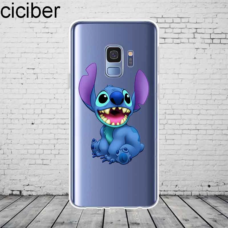 ciciber Cartoon Lovely Stich Stitch Phone Case Cover For Samsung Galaxy S8 S9 Plus S6 S7 Edge A5 A7 2017 J3 J5 J7 Europe Coque