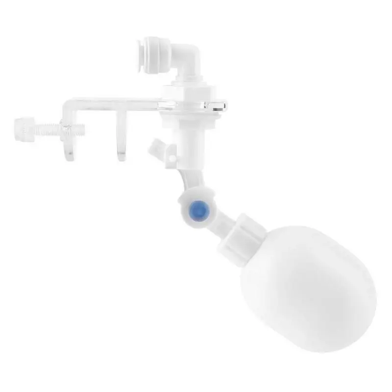 Аквариумный фильтр для воды система обратного осмоса пластиковый поплавковый клапан отключение автоматической подачи заполнения с разъемом - Цвет: W