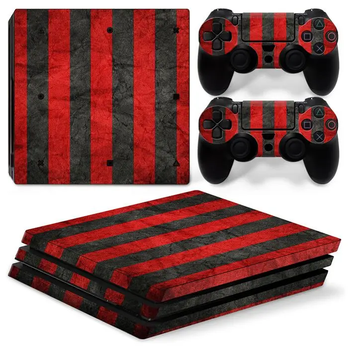 Высокое качество прочного винила для PS4 Pro и 2 контроллера Наклейки