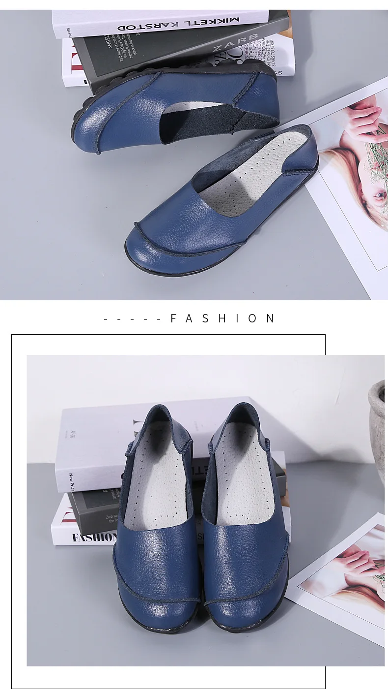 Women Flats Shoes Woman New Moccasins Loafers Women Casual Shoes Genuine Leather Fashion Classic Driving Woman Footwear