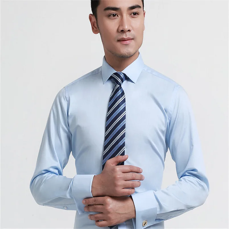Для мужчин рубашка мужской рубашки Мужская мода с длинным рукавом Бизнес официальная рубашка camisa социальной masculina M1901-7 S-4XL