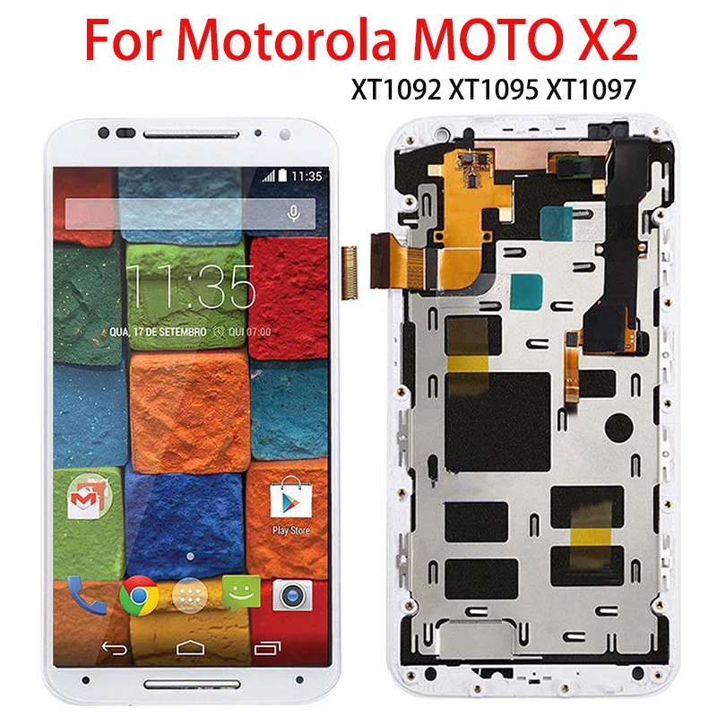 Altitud cantidad Brújula Motorola Moto X2 Display 1920x1080 Lcd Touch Screen Xt1092 - AliExpress