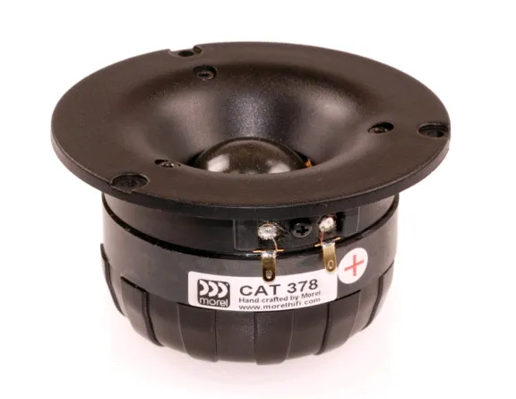 

Morel CAT378 -1 inch classic advanced tweeter unit/ 8ohm-93dB-200W Net weight 0.555kg