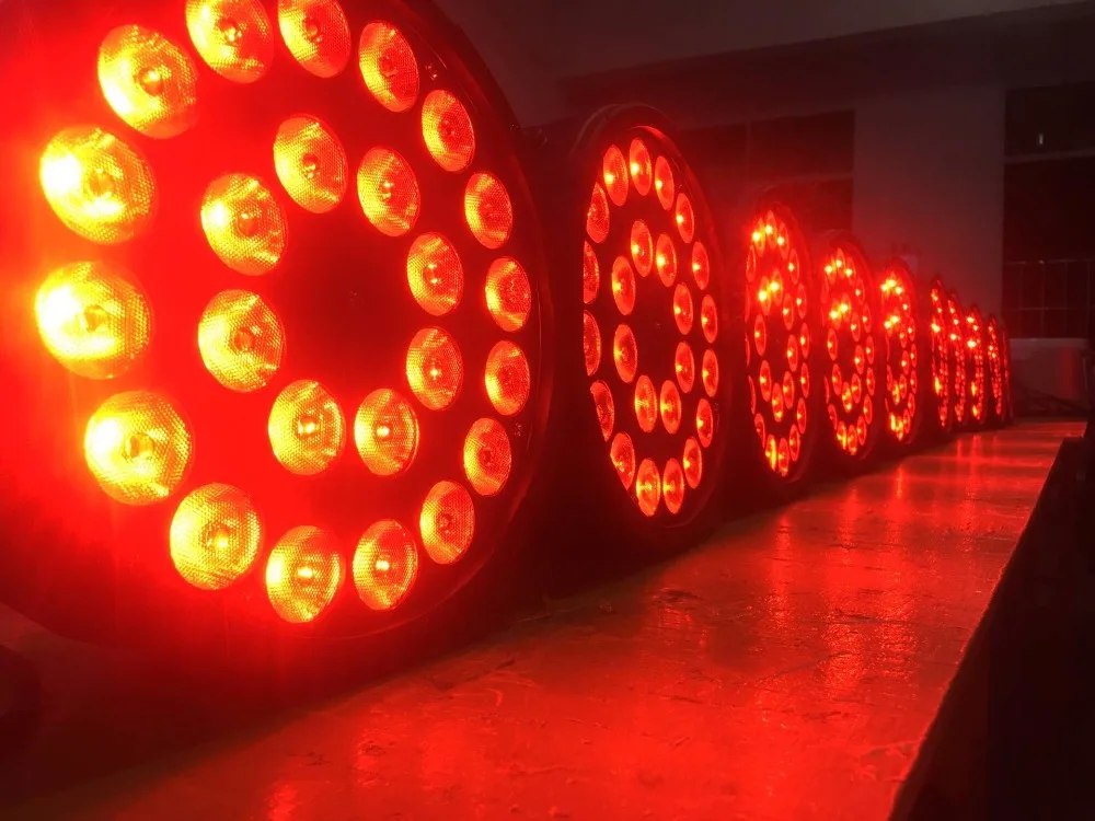 4 шт./24x12 Вт светодиодный PAR прожектор RGBW в 1 Light s/диско светильник s dmx512 control wash stage par