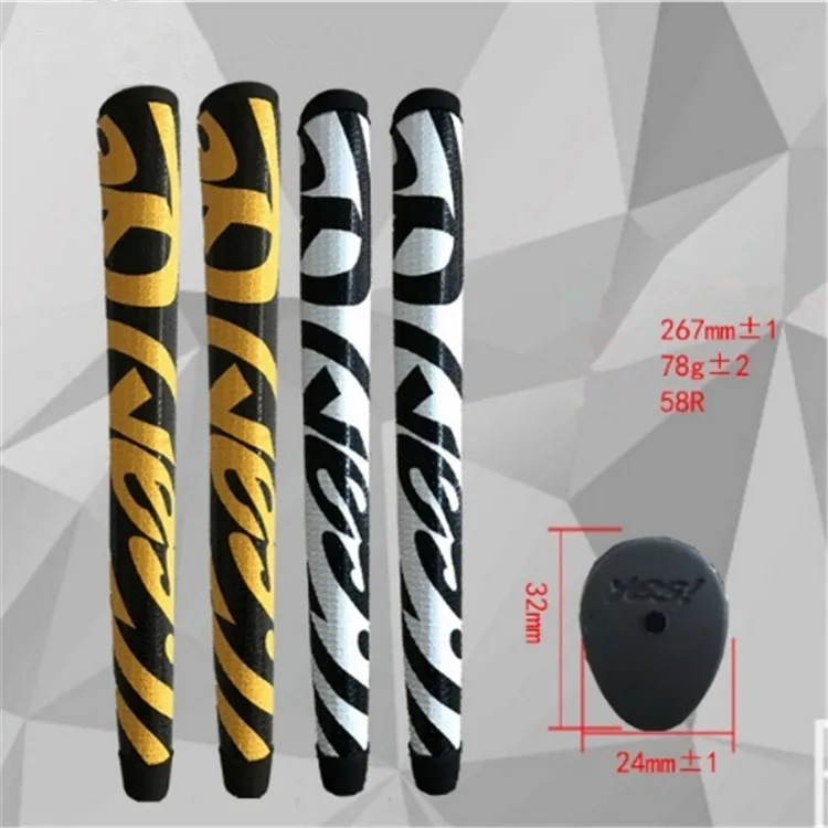 New Yes Golf Club Grips Great PU Leather Golf Putter Grips 2 Colors Use Accept