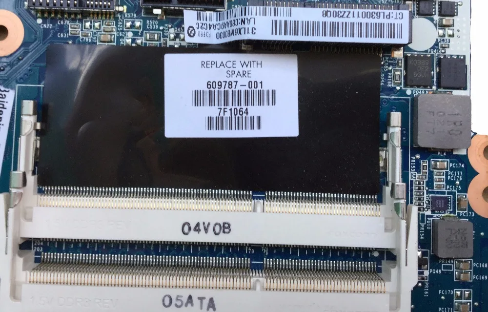 شحن مجاني محمول لوحة رئيسية لأجهزة HP جناح DV7T DV7-4000 609787-001 hm55 ATI ATI HD5470/512 ddr3 DA0LX6MB6H1 DA0LX6MB6F2