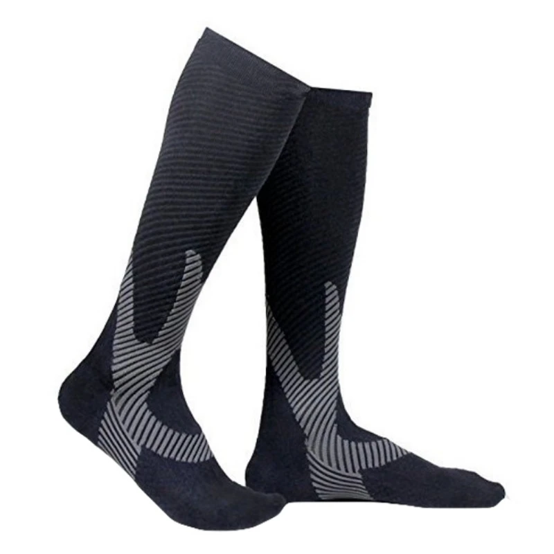 

Outdoor Sports Marathon Socks Gradient Color Trail Running Cycling Leg Warmers Football Shin Guard Breathable Calf Sleeve
