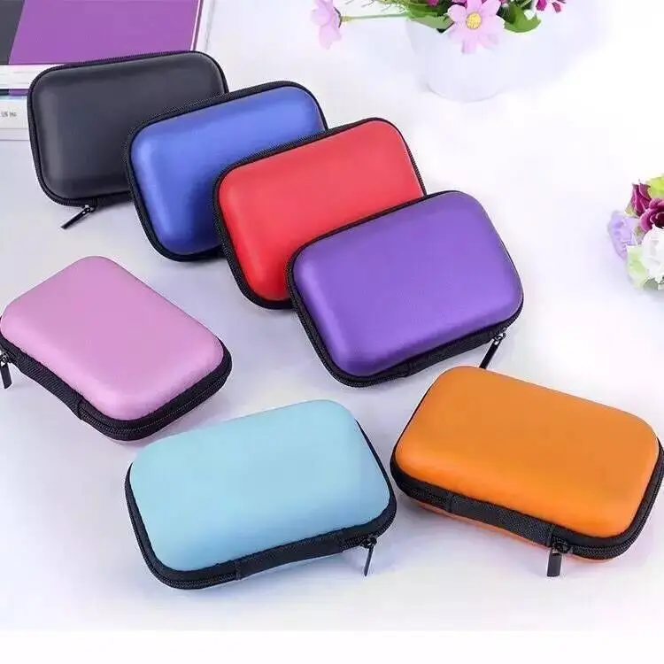 

Earphone Wire Organizer Box Data Line Cables Storage Box Case Container Coin Purse Headphone Protective Box Case Container