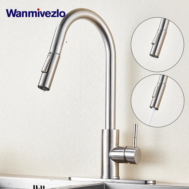 

Wanmivezlo Touch Sensor Kitchen Mixer Tap Stainless Steel Sensitive Touch Control Faucet Mixer For Kitchen