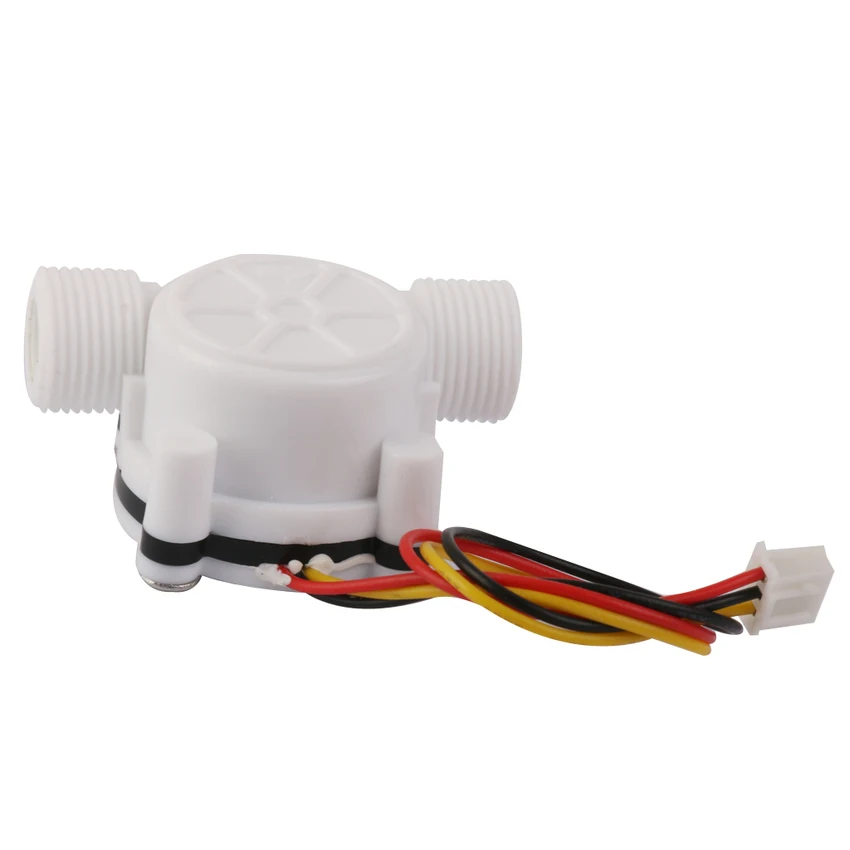 3/8" External Threads 0.3-10L/min Water Flow Sensor Flowmeter Water Control