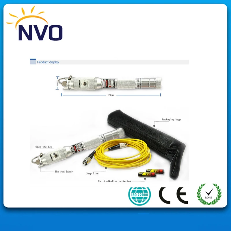 

10Pcs/Lot,10mw,10KM,Pen Style Visual Fault Locator/visible laser source/Fiber fault detector/ optical fault locator