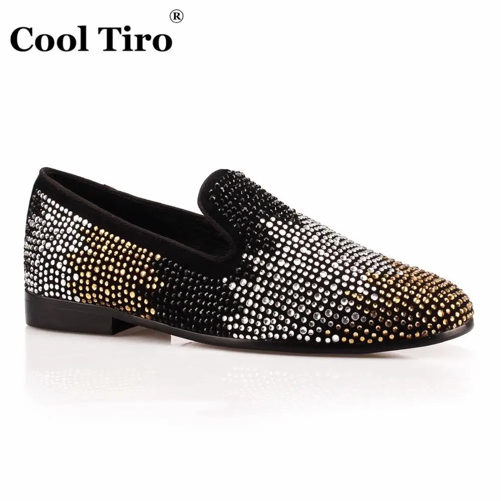 Strass Loafers Men's SmokingSlippers (7)
