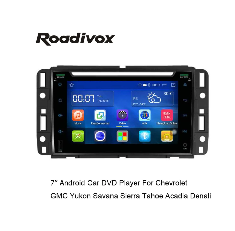 Android 2 Din 7 Quot Car Dvd Player For Gmc Yukon Savana