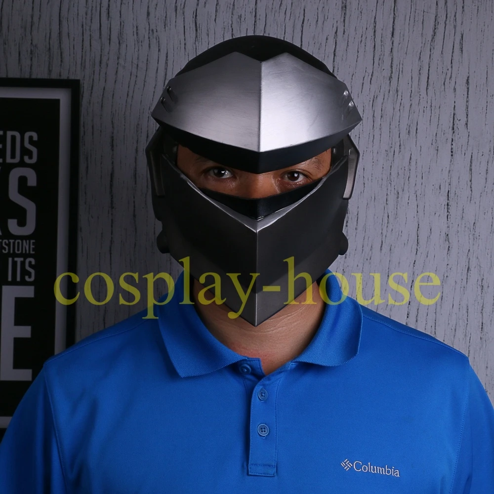 Helmet Over and watch Genji-Blackwatch Mask Nick Cosplay Costumes PVC OW Helmet Game Halloween Party Prop (2)