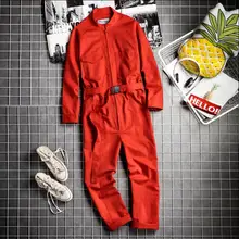 Новые европейские и американские уличные модные мужские хип-хоп Свободные Комбинезоны для Волос Стилист простой оснастки Комбинезоны Костюмы