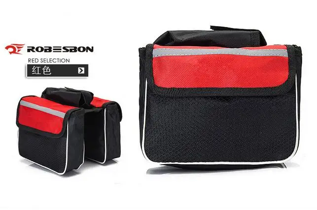 Clearance ROBESBON 3 colors option Bicycle Cycling Bag Bike Top Tube Saddle Bag Bicycle Frame Pannier Bag Rack Bicycle Accessories 2 Clearance ROBESBON 3 colors option Bicycle Cycling Bag Bike Top Tube Saddle Bag Bicycle Frame Pannier Bag Rack Bicycle Accessories 2