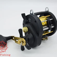 SXY FISHING EOM30/50 литое барабанное колесо для Глубоководной Рыбалки, рыболовное колесо, сила 15 кг, полностью металлическое рыболовное колесо, 9 вал, буксирное колесо