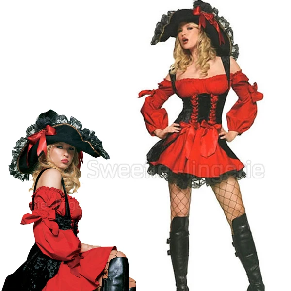 red and black themed party dress